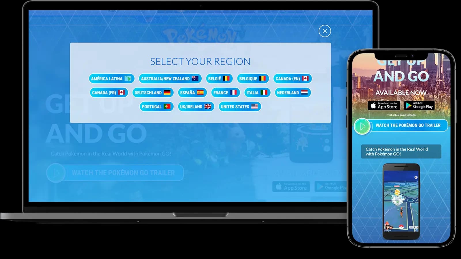 Pokémon Go Website
