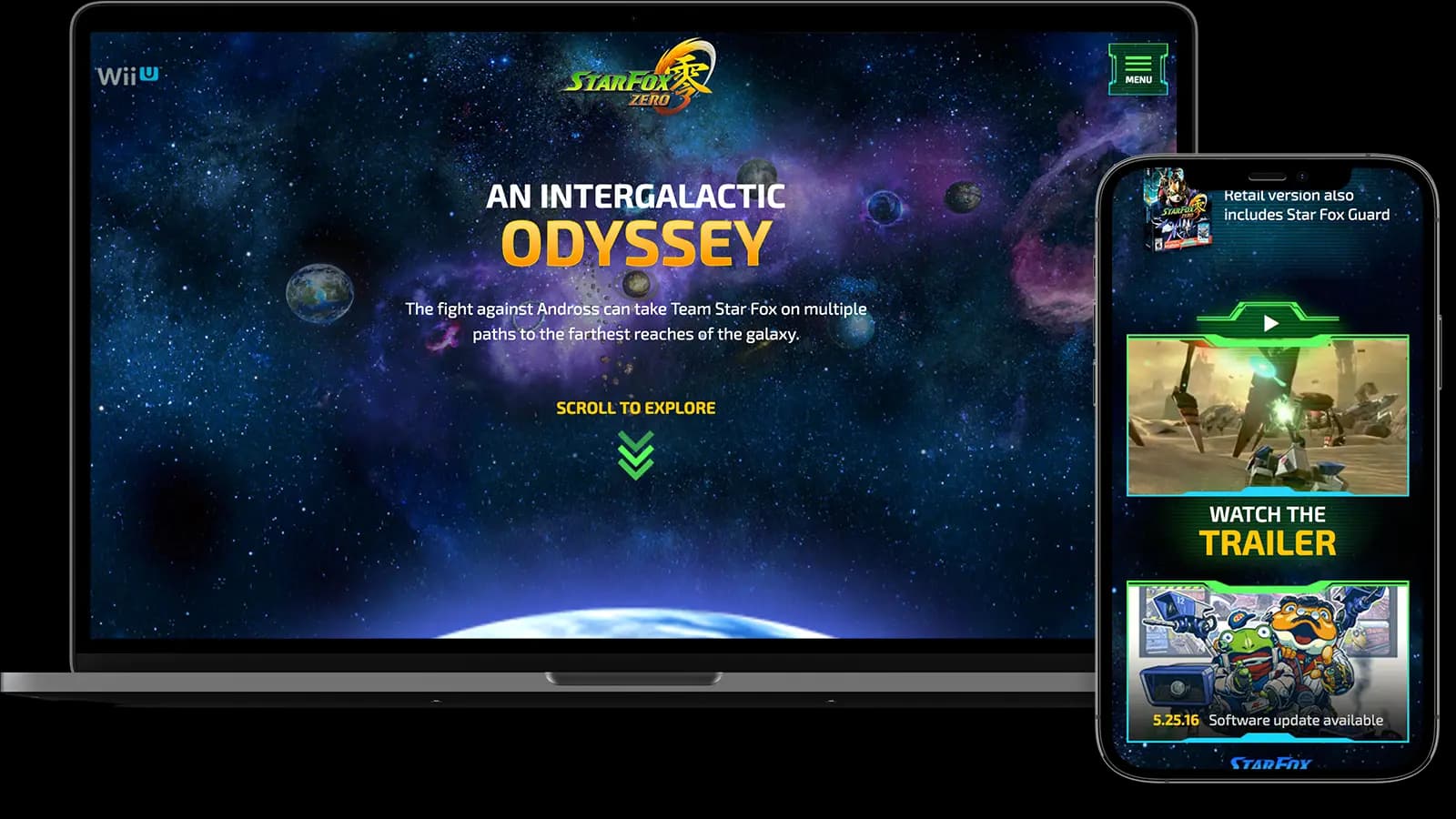 Nintendo: Star Fox Zero Website Website
