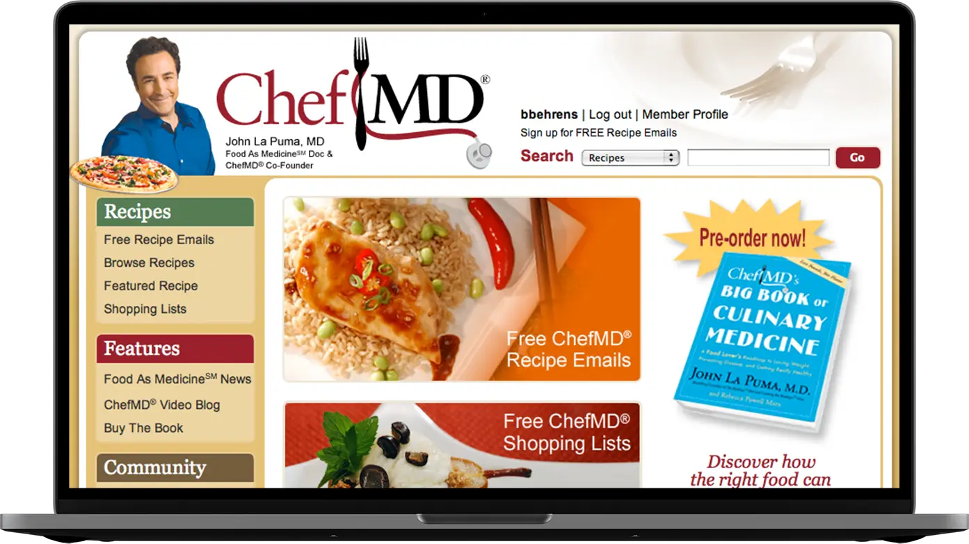 ChefMD Website Homepage